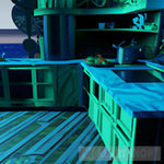 Teal Kitchen Ai Artwork