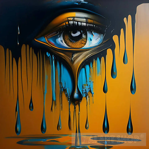 Tears Of Africa Ai Painting