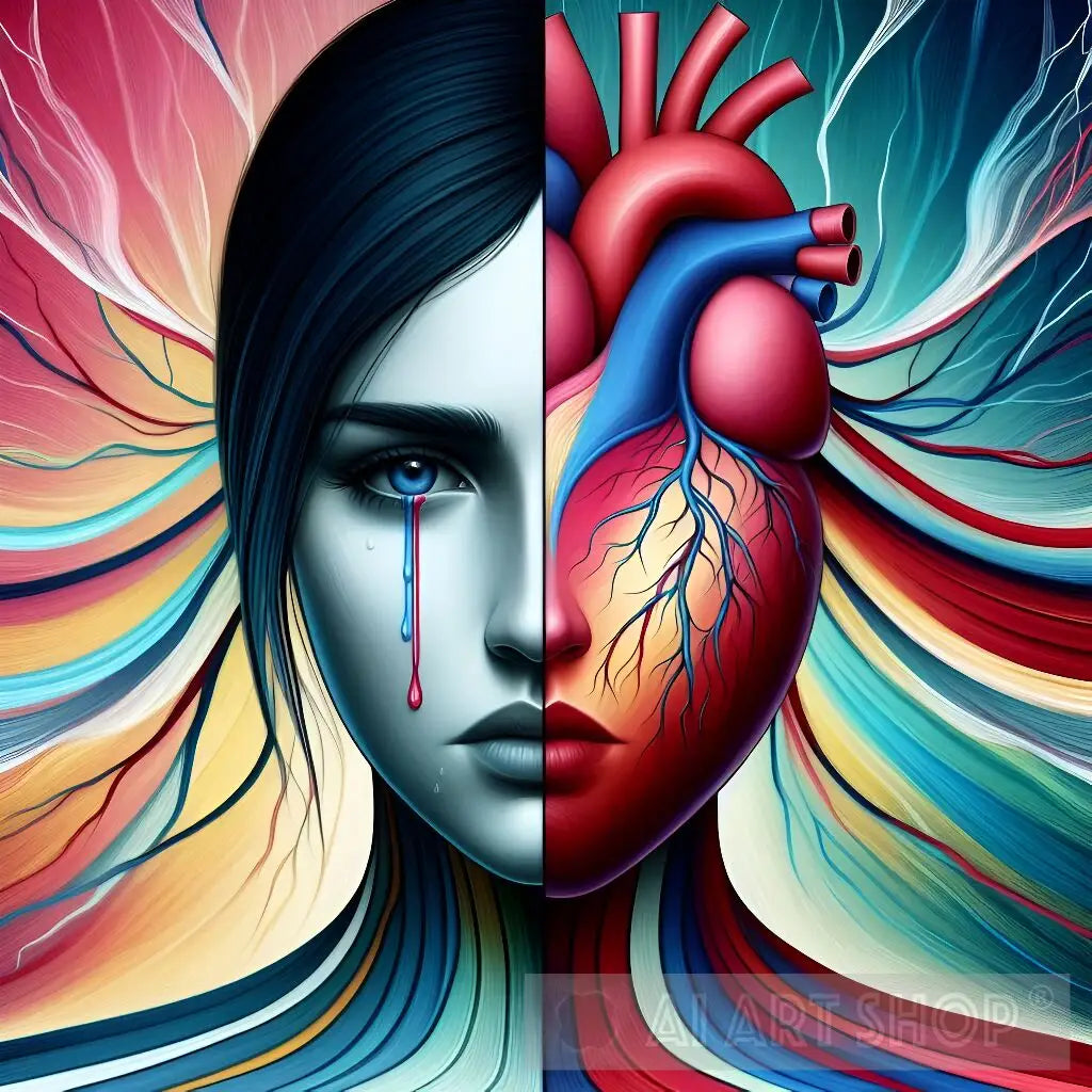 Tears Reflection woman, tear, emotional pain, sadness, vulnerability, introspection,...