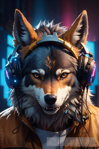 Techwolf Visuals wolf, tech, wolf