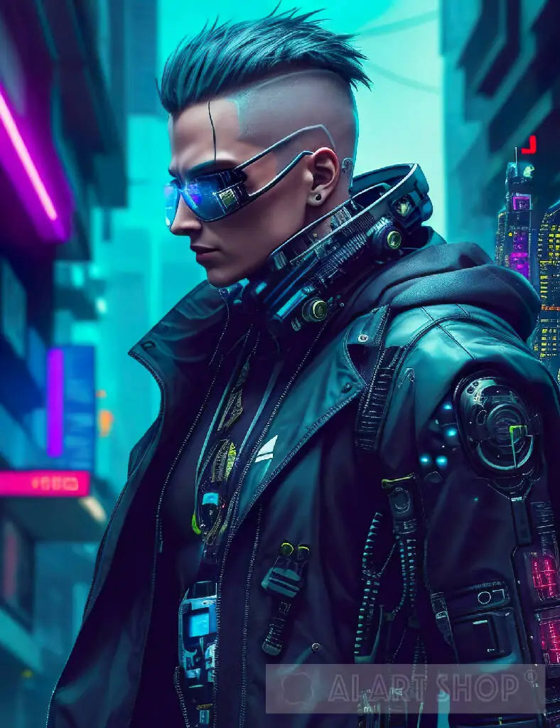 Augmented Visions: A Cyberpunk Odyssey