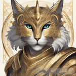 The Armor Cat Animal Ai Art