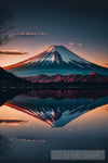 The Beautiful Mount Fuji Portrait 1 Landscape Ai Art