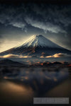 The Beautiful Mount Fuji Portrait 4 Landscape Ai Art