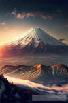 The Beautiful Mount Fuji Portrait 5 Landscape Ai Art