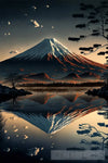 The Beautiful Mount Fuji Portrait 6 Landscape Ai Art