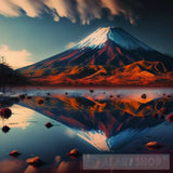 The Beautiful Mount Fuji Square 2 Nature Ai Art