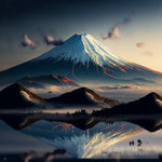 The Beautiful Mount Fuji Square 3 Nature Ai Art