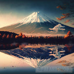 The Beautiful Mount Fuji Square 4 Nature Ai Art