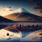 The Beautiful Mount Fuji Square 5 Nature Ai Art