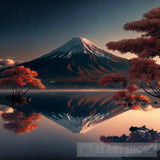 The Beautiful Mount Fuji Square 7 Nature Ai Art