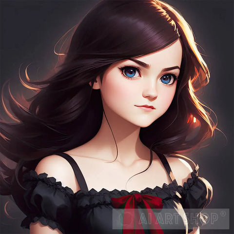 The Beautiful Young Anime Girl Contemporary Ai Art