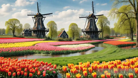 The Beauty Of The Netherlands Landscape Ai Art