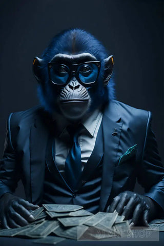 The Billionaire Primate Animal Ai Art