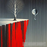 The Birch Forest Contemporary Ai Art