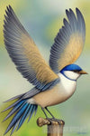 The Bird Abstract Ai Art