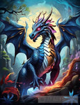 The Blue Dragon Animal Ai Art