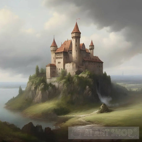 The Castle Ai Painting