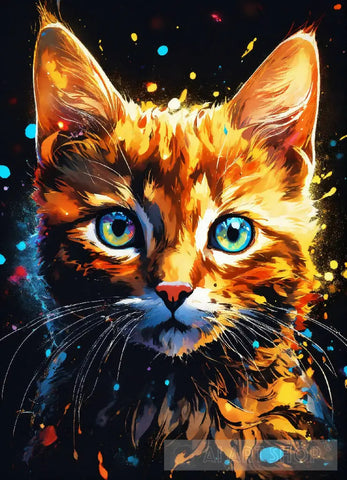 The Cat Animal Ai Art