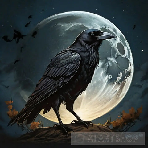 The Crow Animal Ai Art