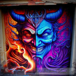 The Devil In Graffiti: Series #5 Ai Painting