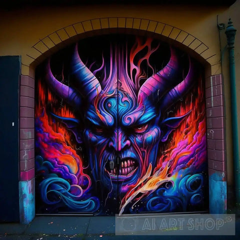 The Devil In Graffiti: Series #8 Ai Painting