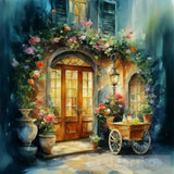 The Dining Area Inside The House Ai Artwork