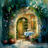 The Dining Area Inside The House Ai Artwork