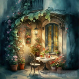 The Dining Area Inside The House Ai Artwork
