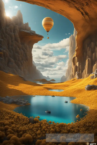 The Dream Like Land Landscape Ai Art