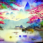 The Dreamy Sky Landscape Ai Art