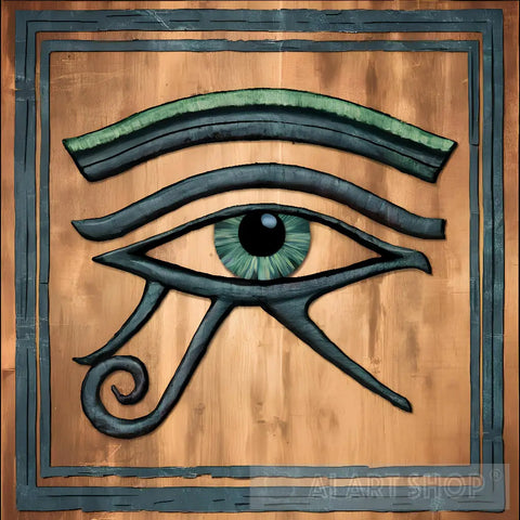 The Eye Of Horus That Sees Everything Portrait Ai Art