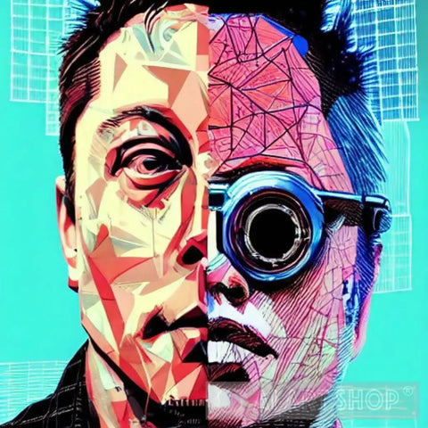 The Face Of Neuralink Ai Artwork