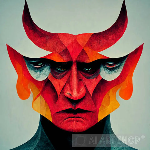 The Faces Of Devil Surrealism Ai Art