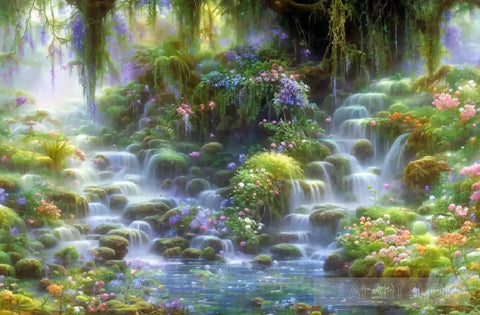 The Faerie Glen Landscape Ai Art