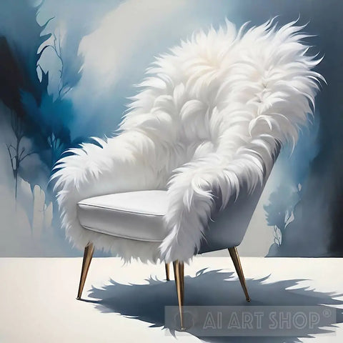 The Faux Fur Chair Still Life Ai Art