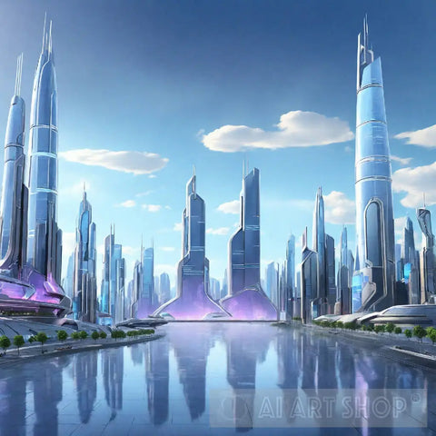 The Future City Ai Artwork