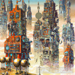 The Future Is Orange Architecture Ai Art