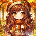 The Girl In A Hat Portrait Ai Art