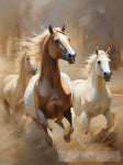 The Grace And Splendor Of Purebred Arabian Horses. Animal Ai Art