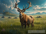 The Great Deer Animal Ai Art