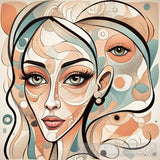 The Interplay Of Emotion And Geometry Abstract Ai Art