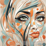 The Interplay Of Emotion And Geometry Abstract Ai Art