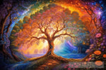 The Light Of The Tree Life Surrealism Ai Art