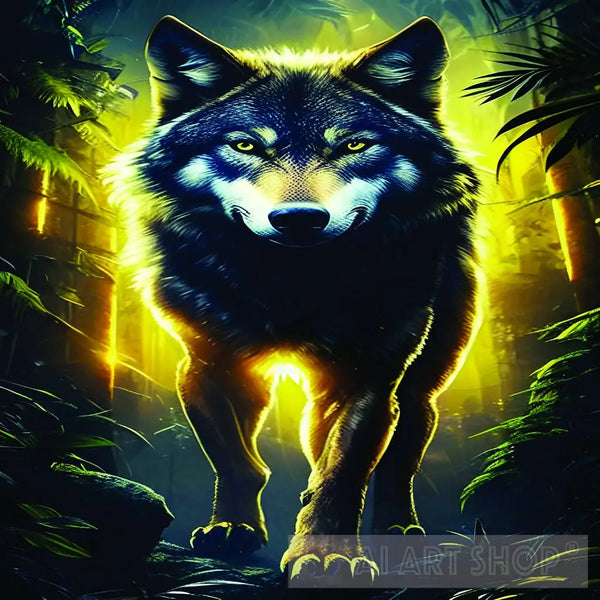 Painting of a wild animal