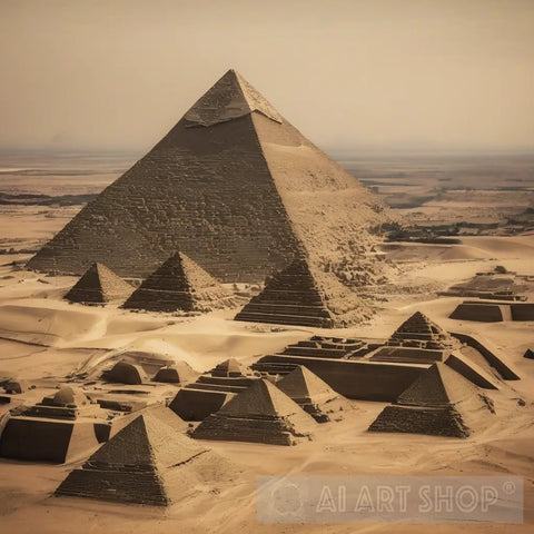 The Lost Pyramids Architecture Ai Art