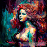 The Mermaid - Series#4 Expressionism Ai Art