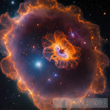 The Mesmerizing Beauty Of A Jellyfish-Shaped Nebula Abstract Ai Art