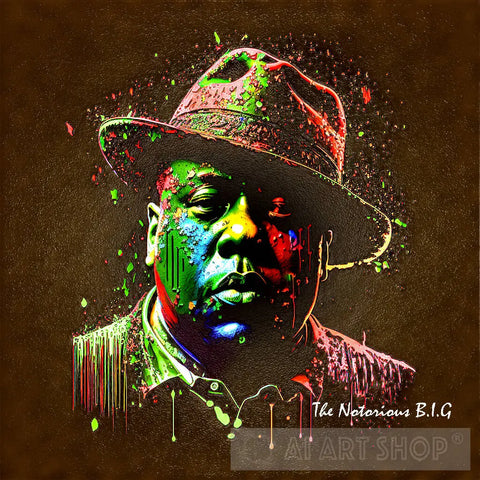 The Notorious B.i.g Portrait Ai Art