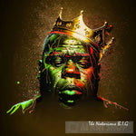 The Notorious B.i.g Wearing Crown 2 Portrait Ai Art